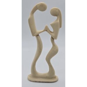 Abstract Modern Couple Figures Sculpture Minimalist Contemporary Art Decor 9.5"